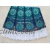 Blue Hippie Round Mandala Indian Bohemian Tapestry Beach Picnic Throw Towel Mat   263879932527